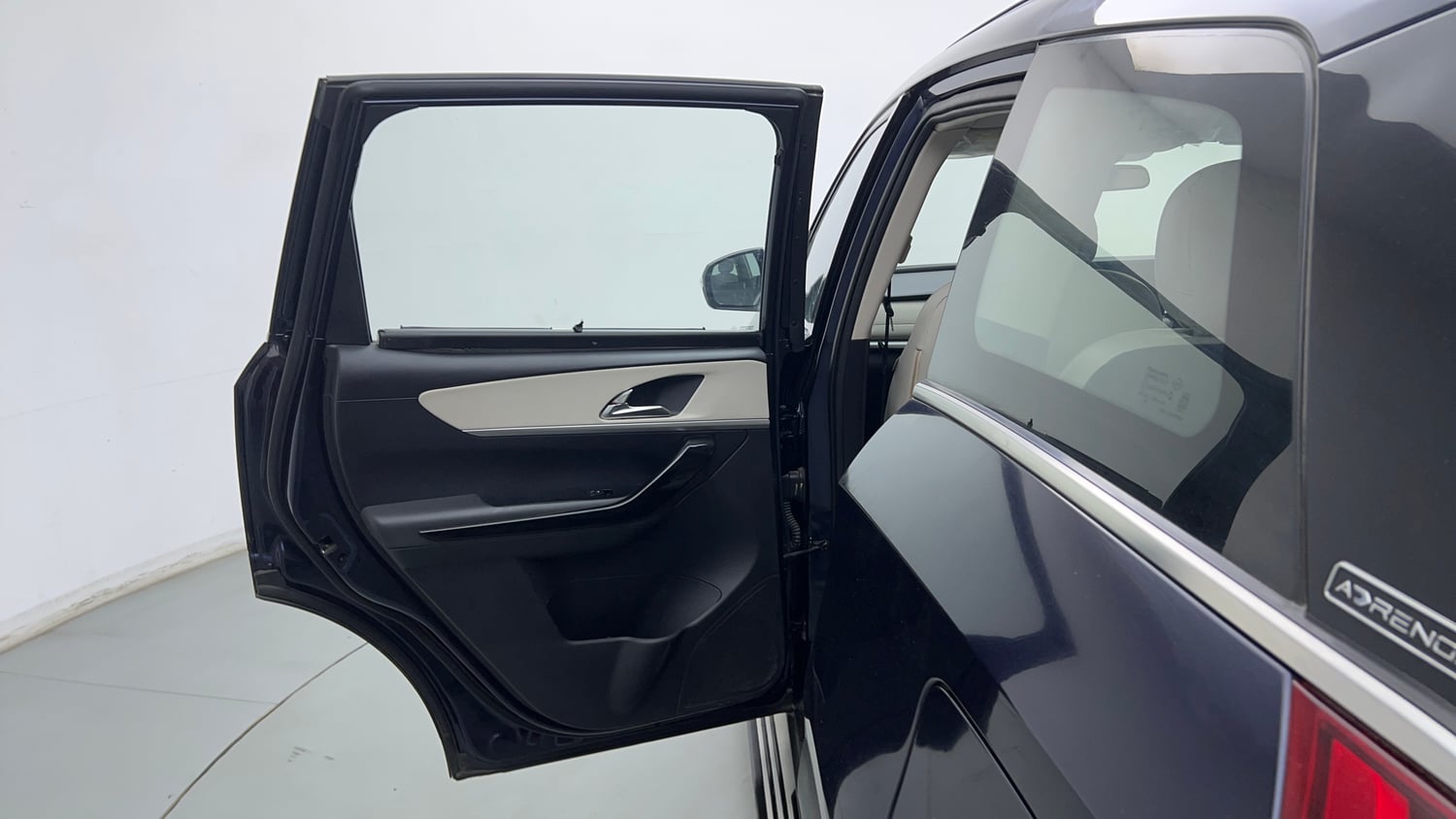 Used 2022 Mahindra XUV700 AX 7 Petrol MT 7 STR Petrol Manual interior LEFT REAR DOOR OPEN VIEW