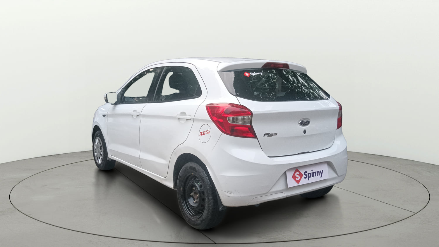 Used 2017 Ford Figo Trend 1.2 Ti-VCT Petrol Manual exterior LEFT REAR CORNER VIEW
