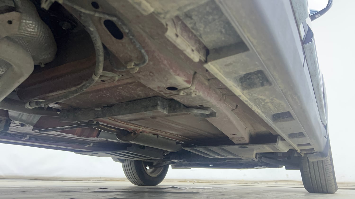 Used 2024 Maruti Suzuki Fronx Delta Plus (O) 1.2L MT Petrol Manual extra REAR RIGHT UNDERBODY VIEW