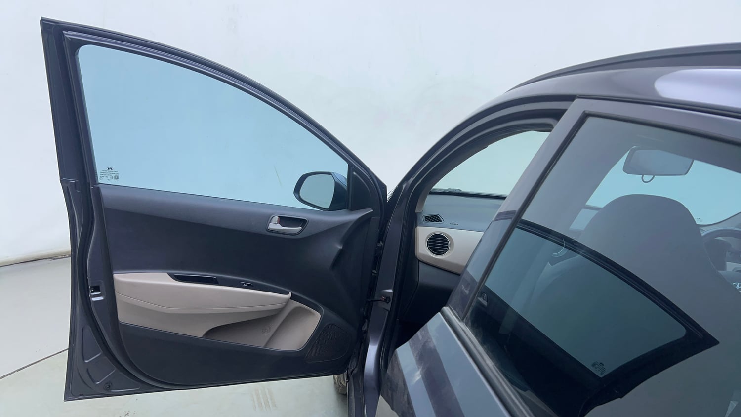 Used 2015 Hyundai Grand i10 Asta 1.2 Kappa VTVT Petrol Manual interior LEFT FRONT DOOR OPEN VIEW