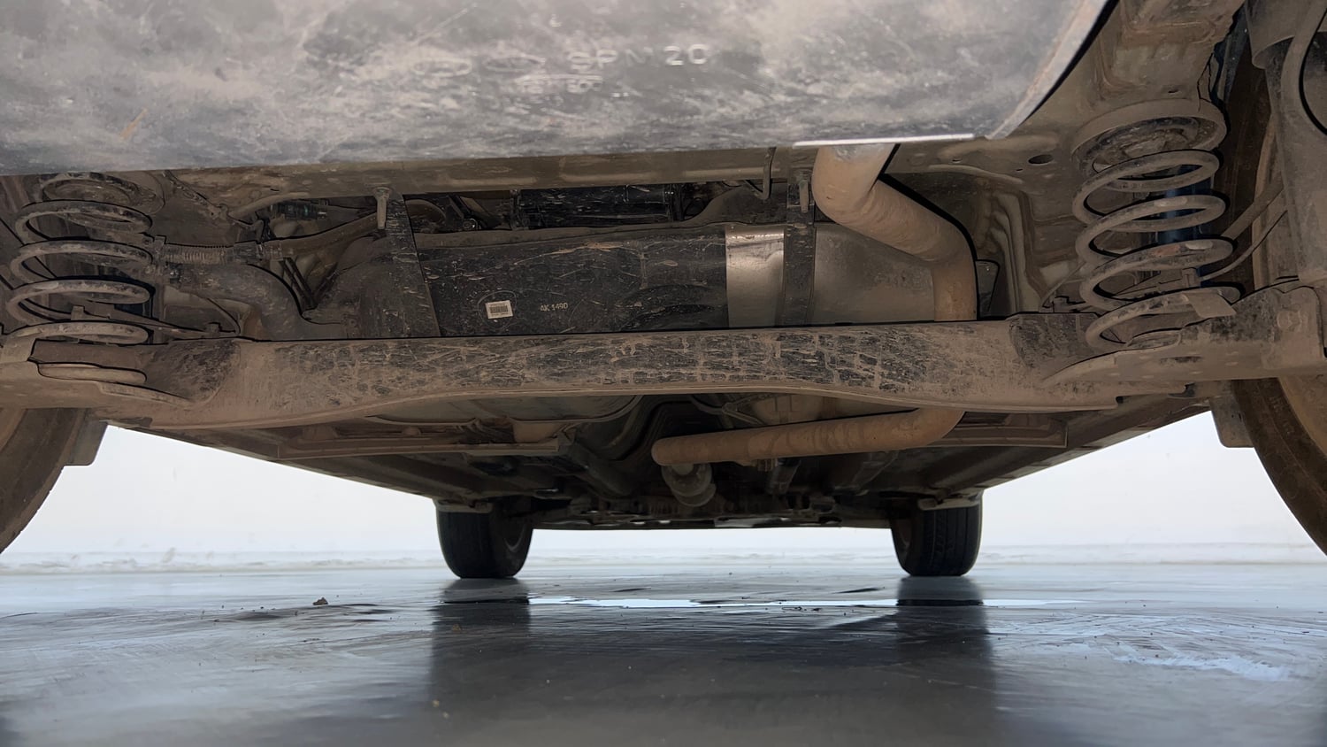 Used 2020 Kia Seltos HTX IVT 1.5 Petrol Automatic extra REAR UNDERBODY VIEW (TAKEN FROM REAR)