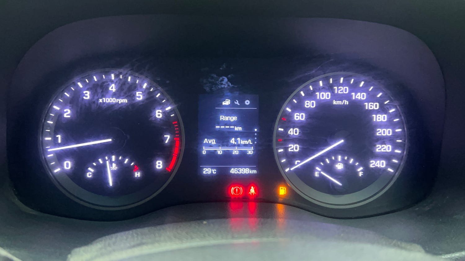 Used 2017 Hyundai Tucson 2WD MT Petrol Petrol Manual interior CLUSTERMETER VIEW