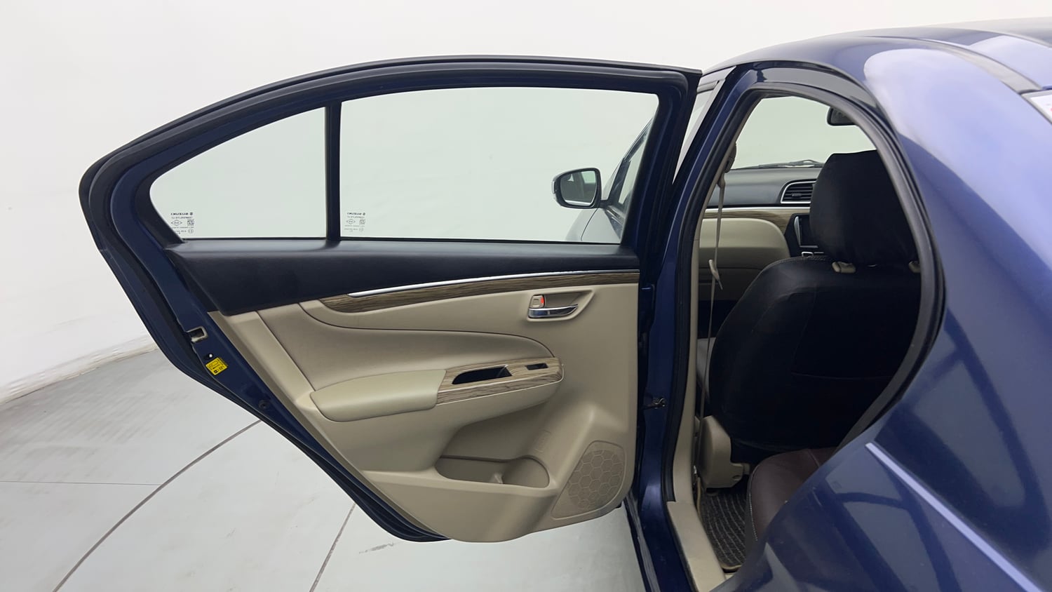 Used 2020 Maruti Suzuki Ciaz Alpha Hybrid 1.5 Petrol Manual interior LEFT REAR DOOR OPEN VIEW