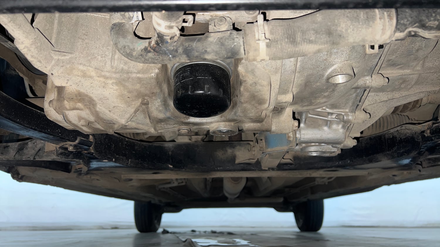 Used 2021 Renault Triber RXZ EASY-R AMT Petrol Automatic extra FRONT LEFT UNDERBODY VIEW