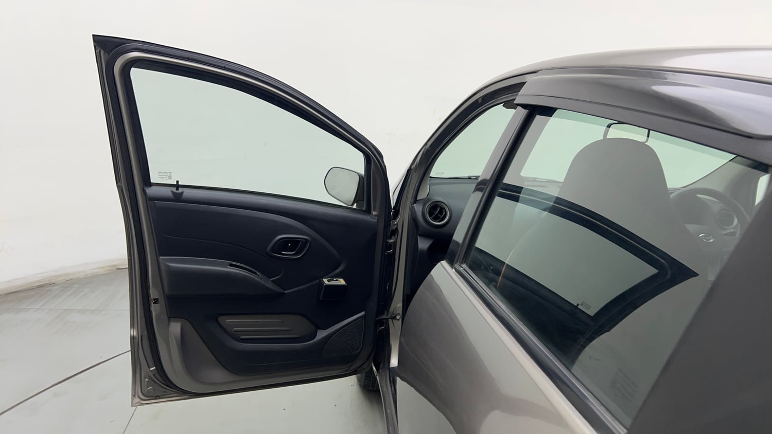 Used 2018 Datsun Redi-GO A Petrol Manual interior LEFT FRONT DOOR OPEN VIEW