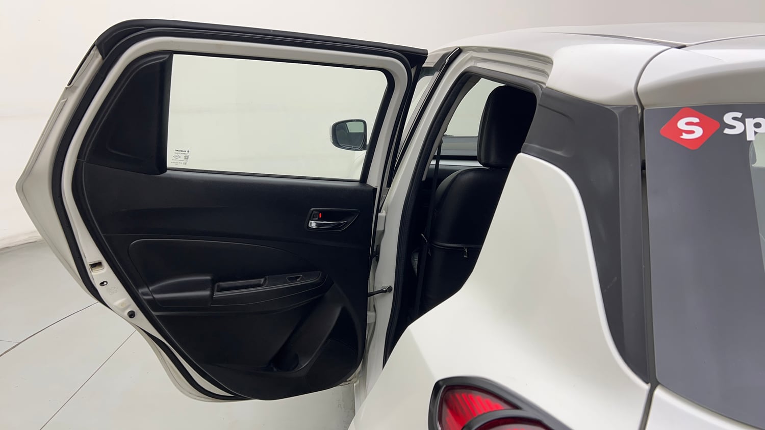 Used 2019 Maruti Suzuki Swift VXi Petrol Manual interior LEFT REAR DOOR OPEN VIEW