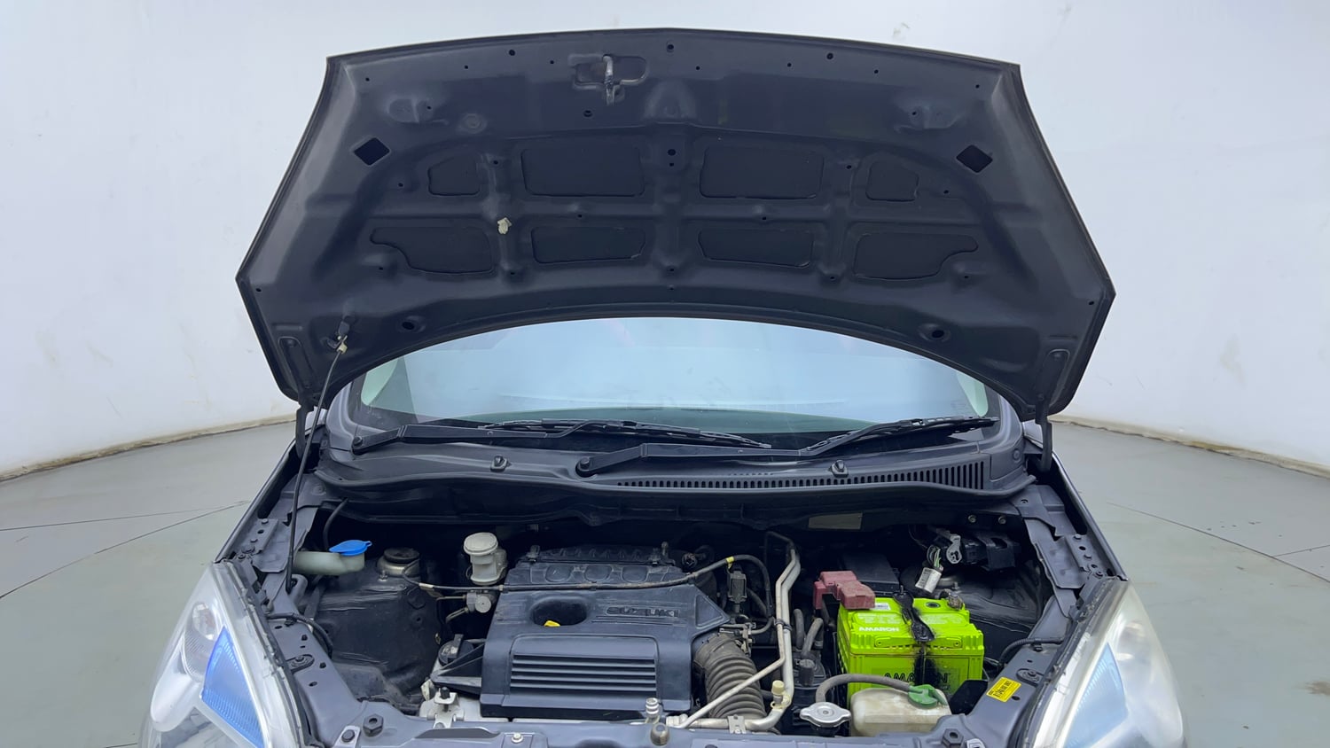 Used 2014 Maruti Suzuki Wagon R VXI Petrol Manual engine ENGINE & BONNET OPEN FRONT VIEW