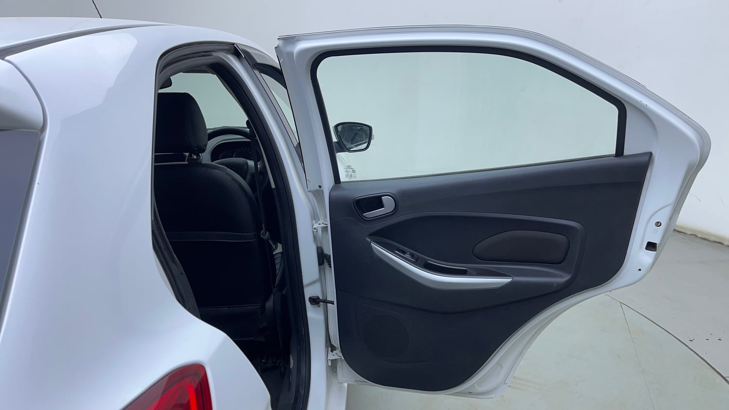 Used 2016 Ford Figo Trend 1.2 Ti-VCT Petrol Manual interior RIGHT REAR DOOR OPEN VIEW