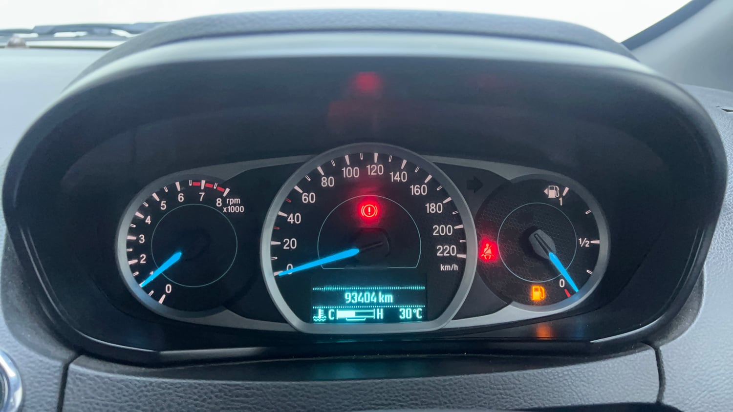Used 2020 Ford Freestyle Titanium Plus 1.2 Ti-VCT Petrol Manual interior CLUSTERMETER VIEW
