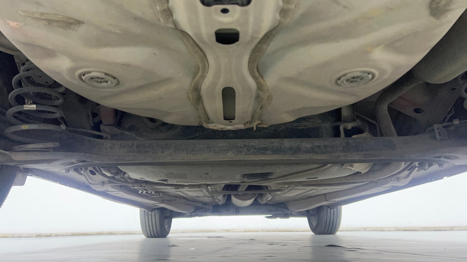 Used 2022 Maruti Suzuki Baleno Zeta Petrol Manual extra REAR UNDERBODY VIEW (TAKEN FROM REAR)