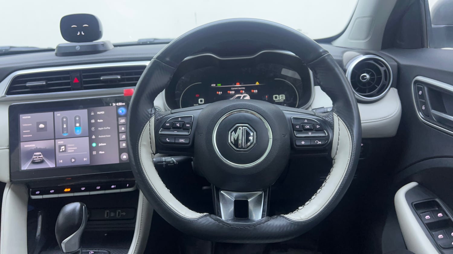 Used 2023 MG Motors Astor Sharp 1.5 CVT Old Generation Petrol Automatic interior STEERING VIEW
