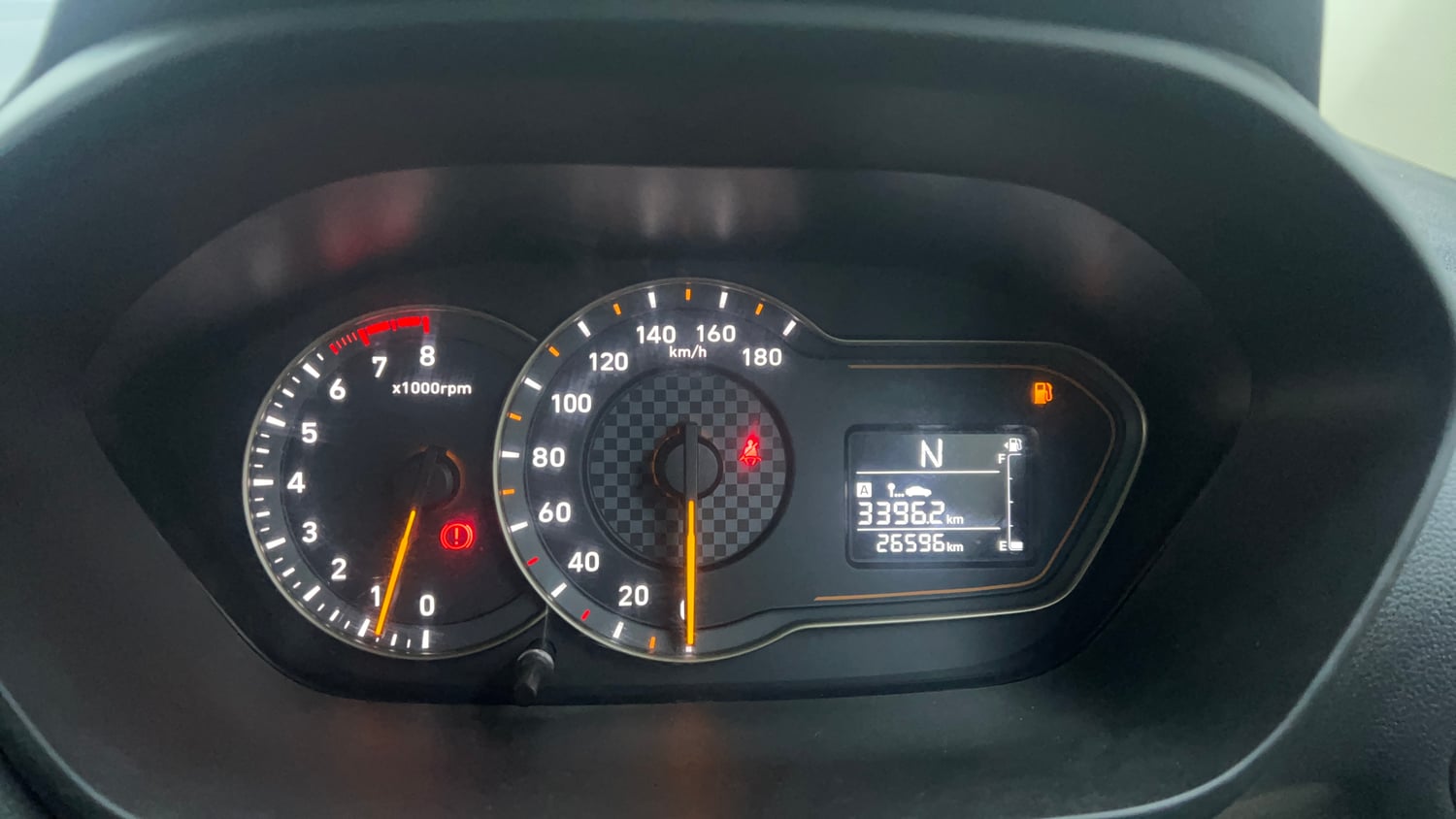 Used 2019 Hyundai Santro Sportz AMT Petrol Automatic interior CLUSTERMETER VIEW