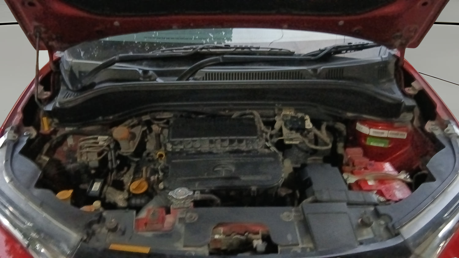 Used 2022 Tata Punch Creative AMT Petrol Automatic engine ENGINE & BONNET OPEN FRONT VIEW