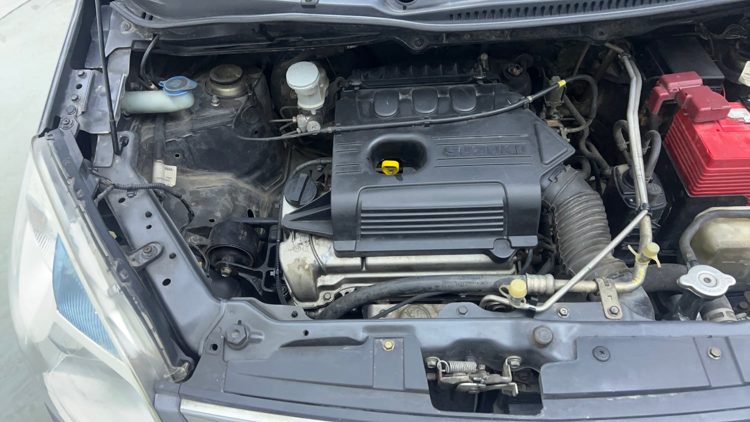 Used 2014 Maruti Suzuki Wagon R LXI Petrol Manual engine ENGINE RIGHT SIDE VIEW