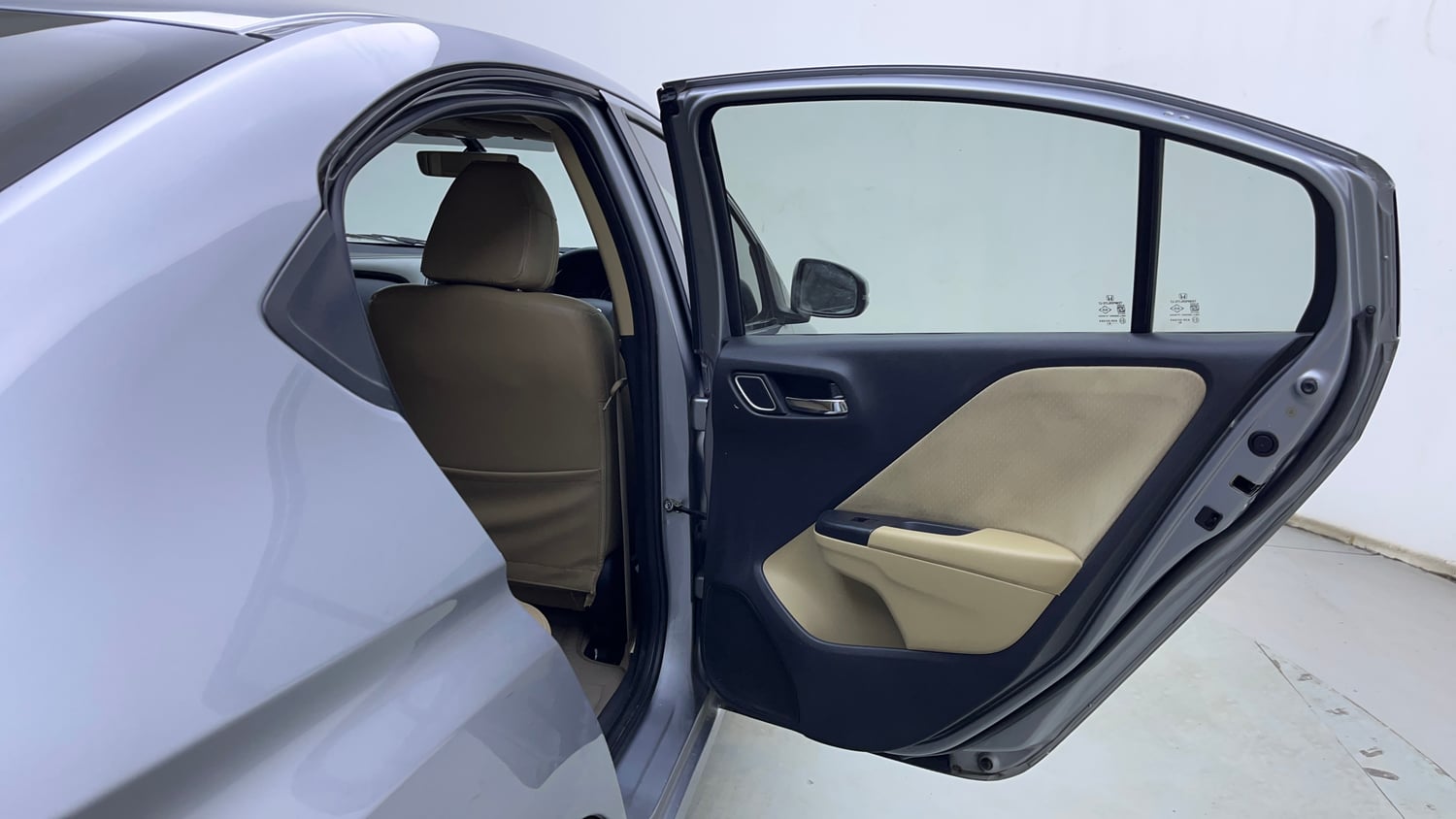 Used 2019 Honda City VX Petrol Petrol Manual interior RIGHT REAR DOOR OPEN VIEW