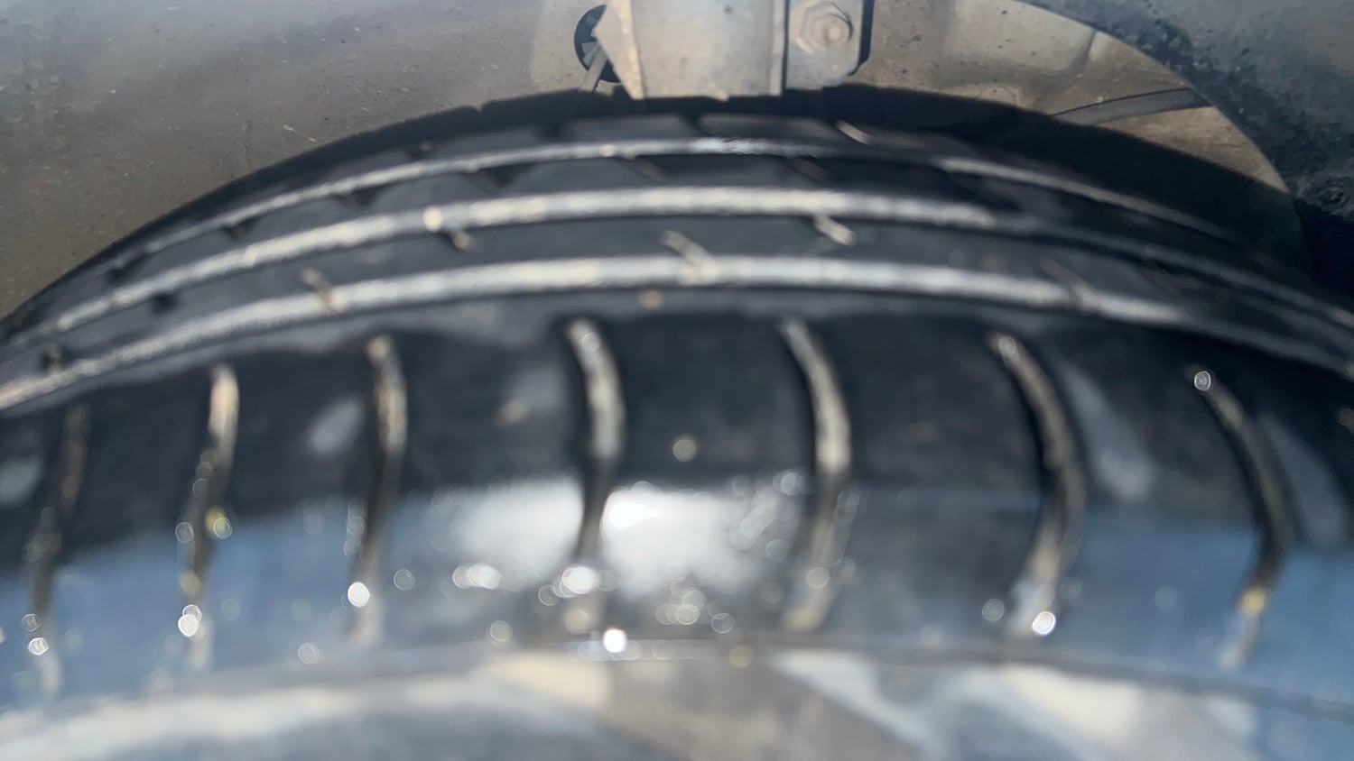 Used 2020 Maruti Suzuki Dzire VXi Petrol Manual tyres RIGHT FRONT TYRE TREAD VIEW