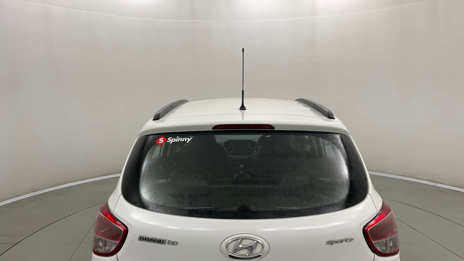 Used 2017 Hyundai Grand i10 Sportz (O) 1.2 Kappa VTVT Petrol Manual exterior BACK WINDSHIELD VIEW