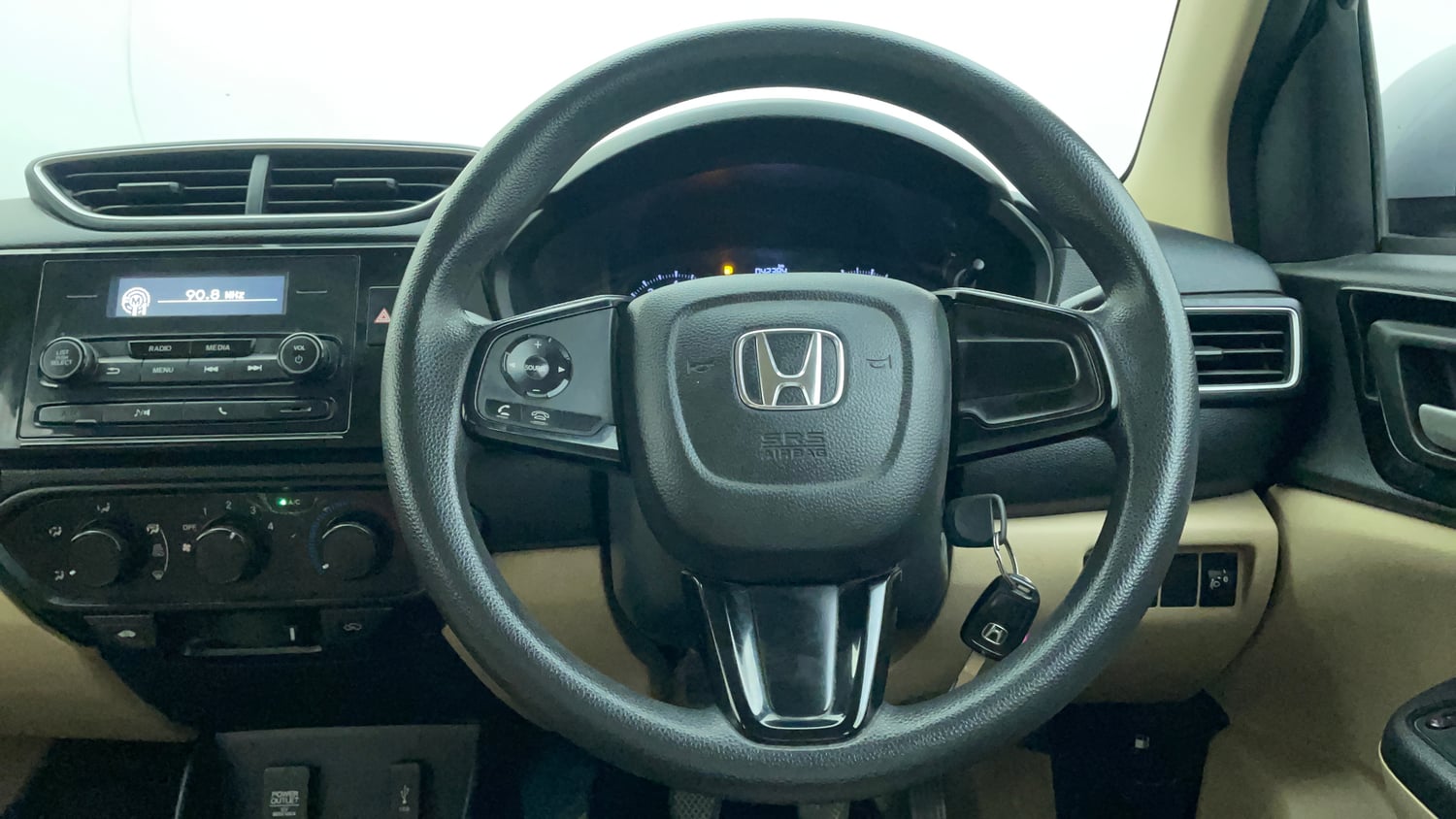 Used 2018 Honda Amaze 1.2 S MT Petrol Petrol Manual interior STEERING VIEW
