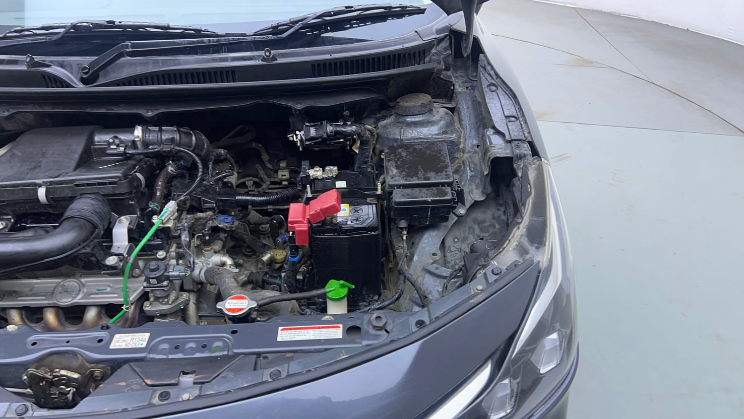 Used 2022 Maruti Suzuki Baleno Alpha MT Petrol Manual engine ENGINE LEFT SIDE VIEW