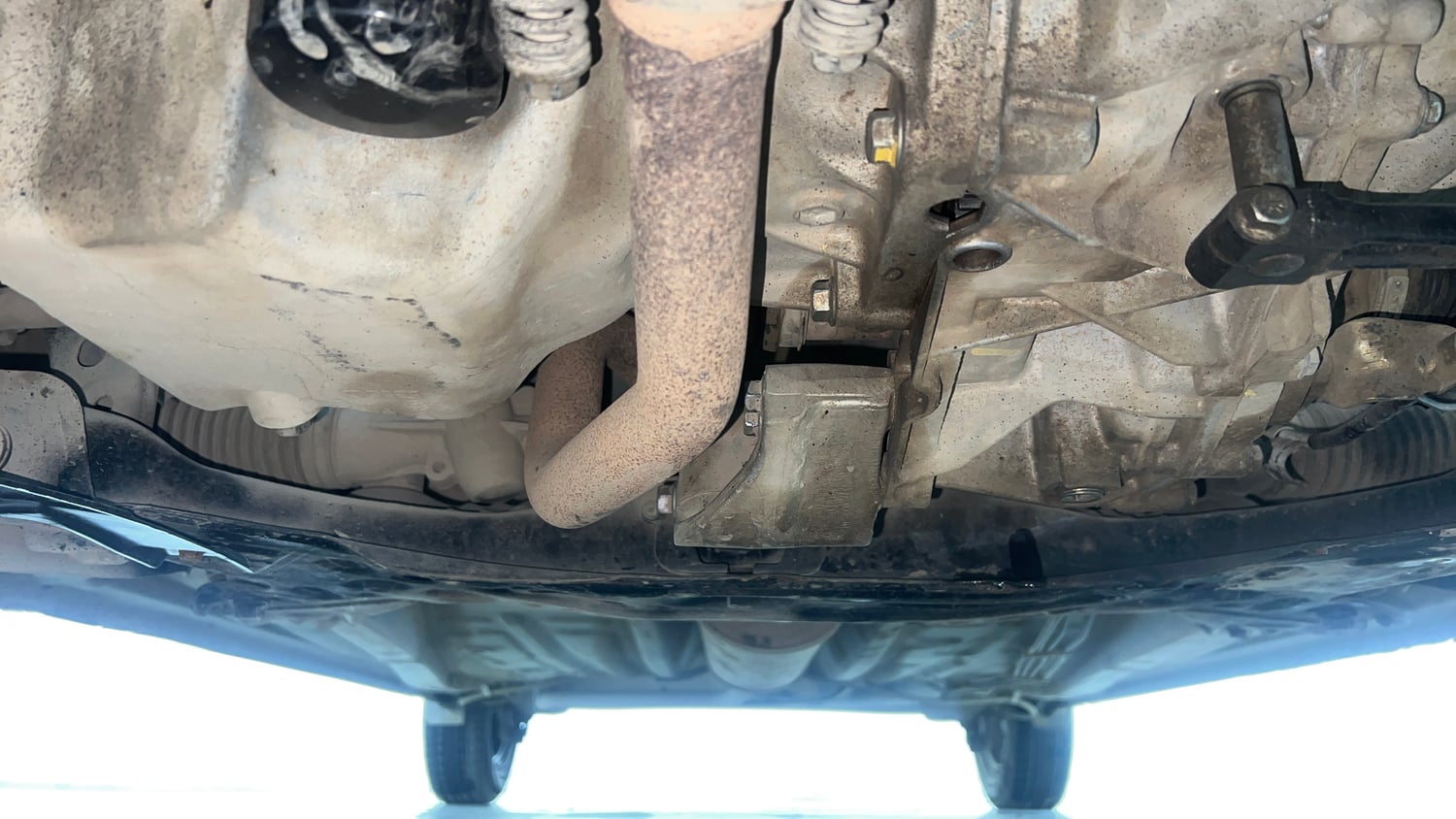 Used 2022 Maruti Suzuki Wagon R LXI 1.0 Petrol Manual extra FRONT LEFT UNDERBODY VIEW
