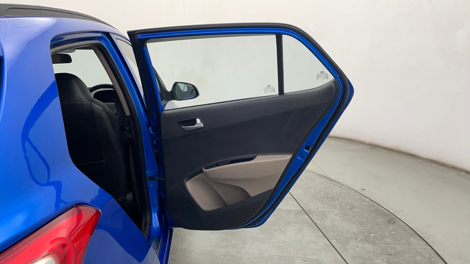 Used 2019 Hyundai Grand i10 Sportz AT 1.2 Kappa VTVT Petrol Automatic interior RIGHT REAR DOOR OPEN VIEW