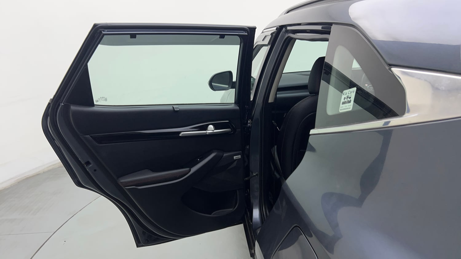 Used 2023 Kia Seltos GTX Plus 1.4 DCT Petrol Automatic interior LEFT REAR DOOR OPEN VIEW