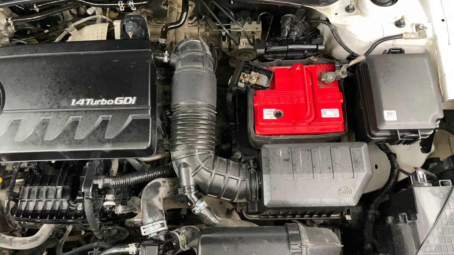 Used 2019 Kia Seltos GTX Plus 1.4 Petrol Manual engine ENGINE LEFT SIDE VIEW
