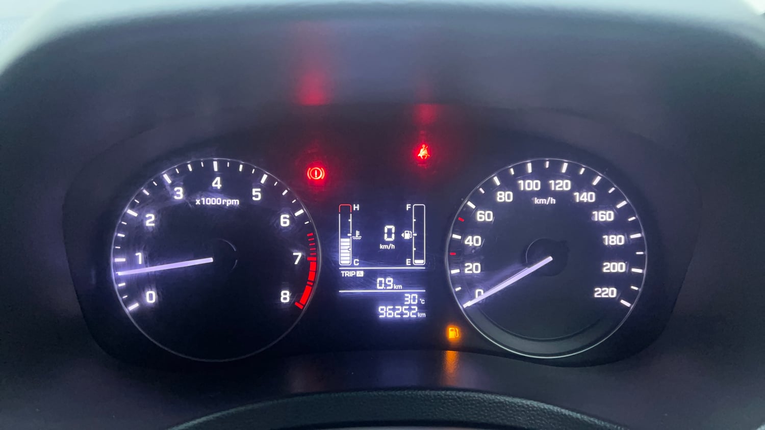 Used 2017 Hyundai Creta 1.6 SX Plus Petrol Petrol Manual interior CLUSTERMETER VIEW