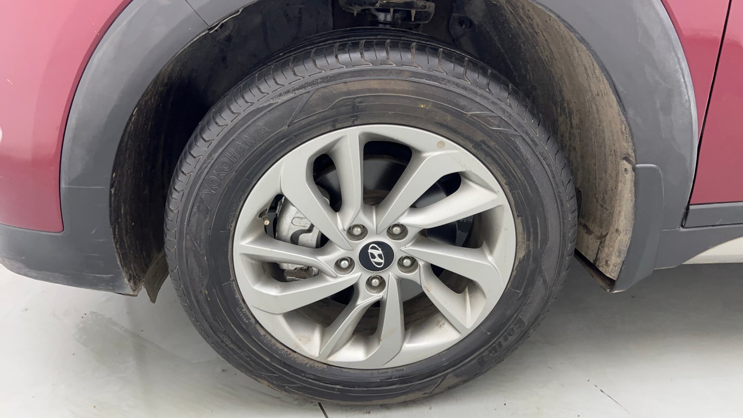 Used 2017 Hyundai Tucson 2WD MT Petrol Petrol Manual tyres LEFT FRONT TYRE RIM VIEW