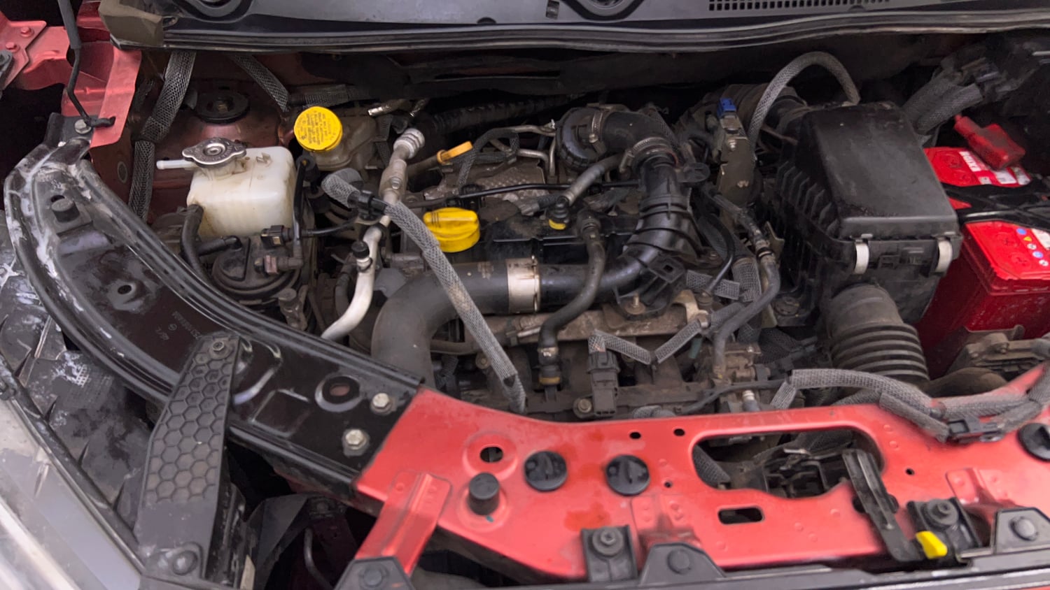 Used 2023 Nissan Magnite XV Premium Turbo CVT Petrol Automatic engine ENGINE RIGHT SIDE VIEW