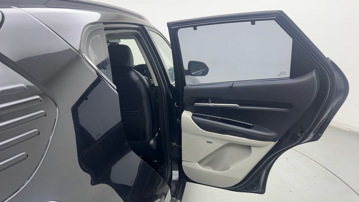 Used 2022 Kia Sonet HTX Plus 1.5 Diesel Manual interior RIGHT REAR DOOR OPEN VIEW