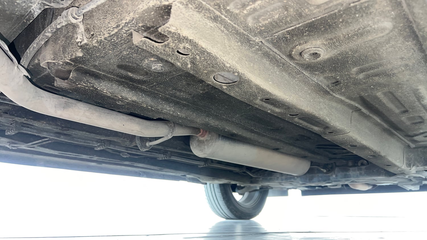 Used 2024 Tata Punch Creative Plus AMT Petrol Automatic extra REAR RIGHT UNDERBODY VIEW