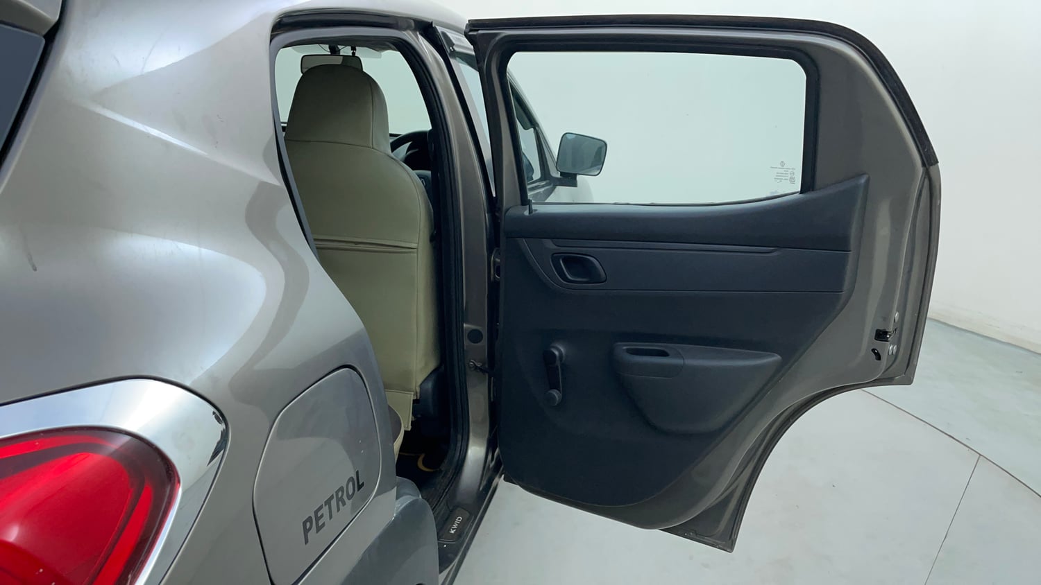 Used 2016 Renault Kwid RXL Petrol Manual interior RIGHT REAR DOOR OPEN VIEW