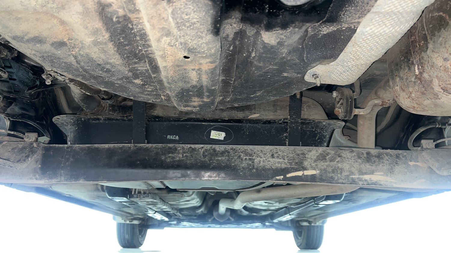Used 2022 Hyundai Grand i10 Nios Magna 1.2 Kappa VTVT Petrol Manual extra REAR UNDERBODY VIEW (TAKEN FROM REAR)