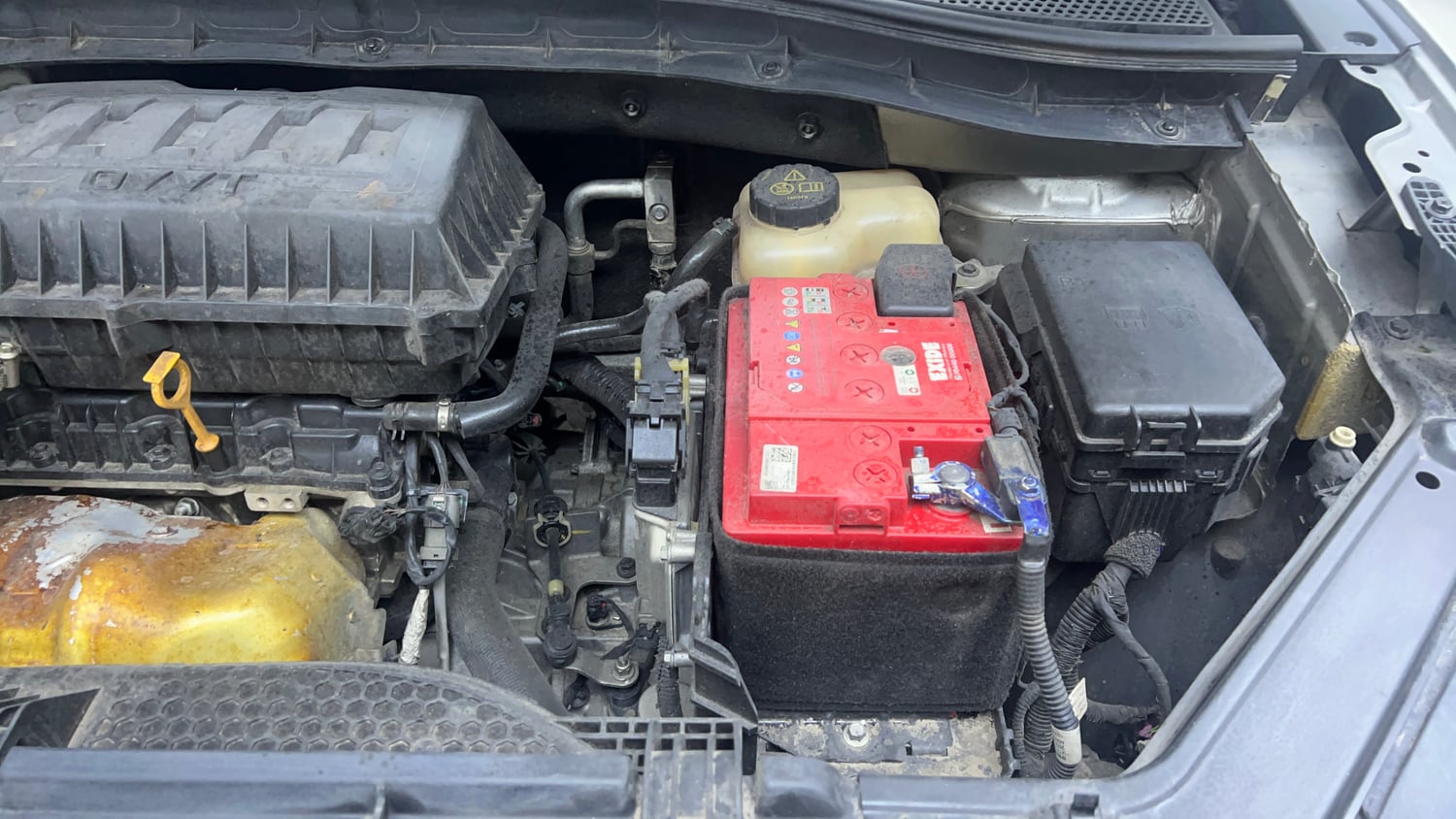 Used 2023 MG Motors Astor Sharp 1.5 CVT Old Generation Petrol Automatic engine ENGINE LEFT SIDE VIEW