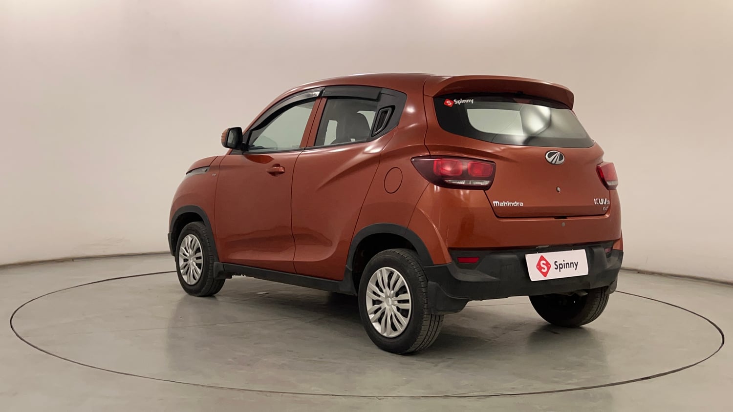 Used 2016 Mahindra KUV100 K4 5 STR Petrol Manual exterior LEFT REAR CORNER VIEW