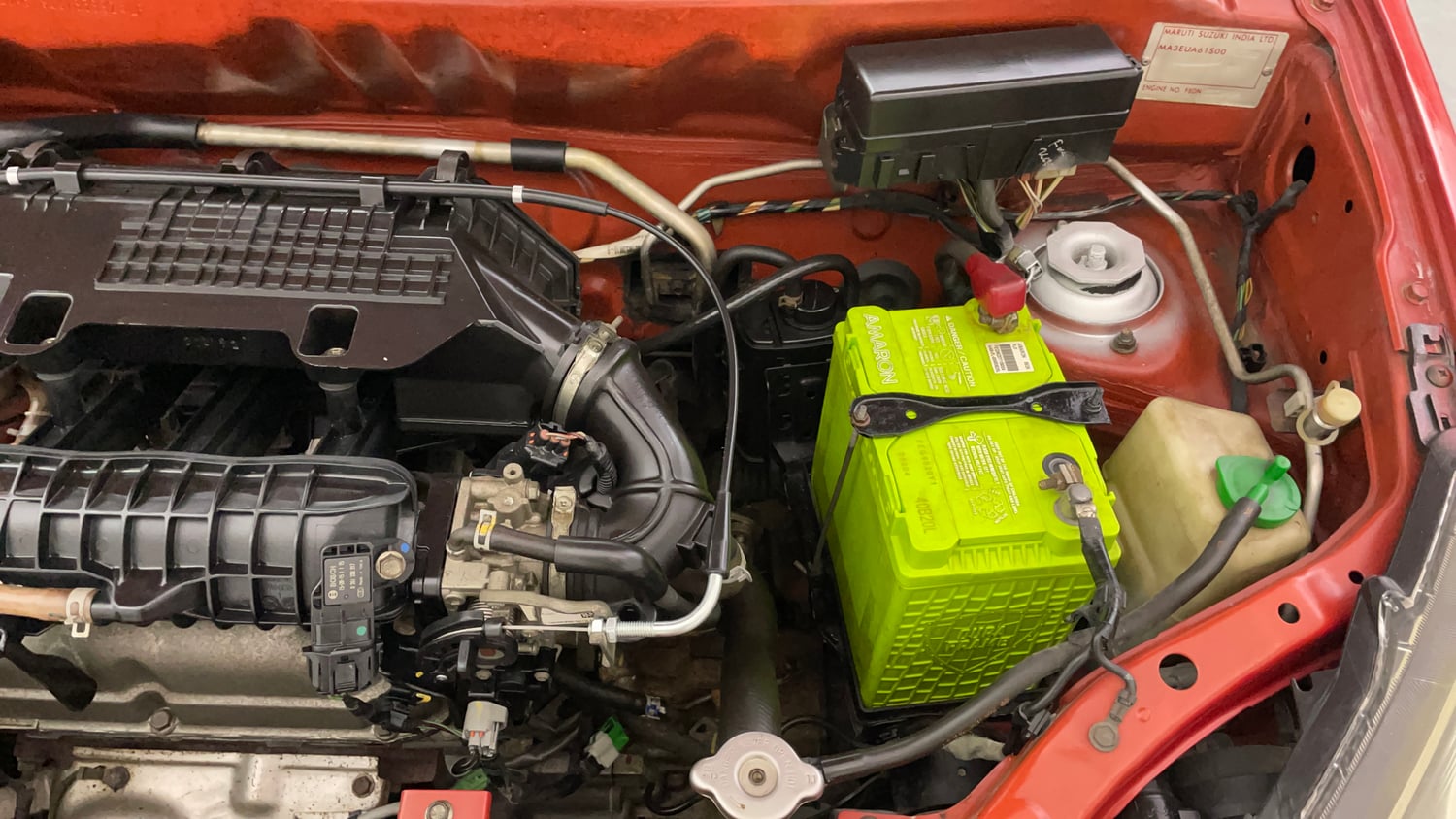 Used 2016 Maruti Suzuki Alto 800 Lxi Petrol Manual engine ENGINE LEFT SIDE VIEW