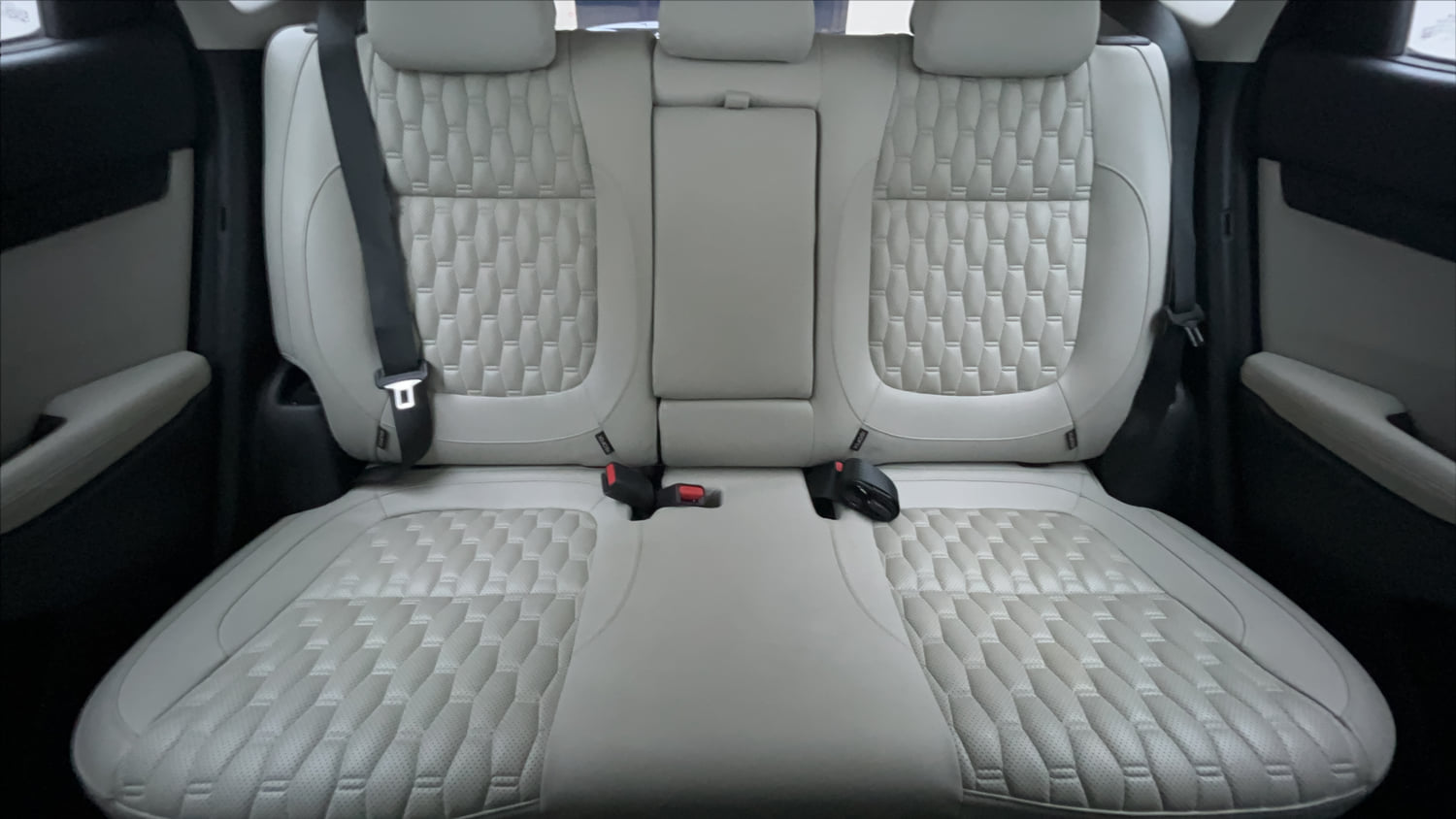 Used 2023 Kia Seltos HTX 1.5 Diesel AT Diesel Automatic interior REAR SEAT CONDITION VIEW