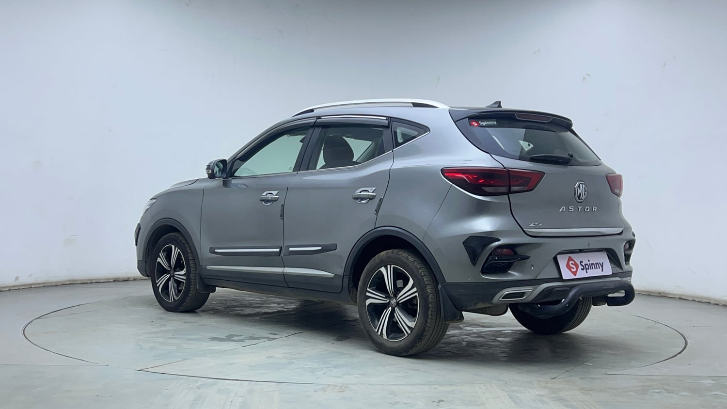 Used 2023 MG Motors Astor Sharp 1.5 CVT Old Generation Petrol Automatic exterior LEFT REAR CORNER VIEW