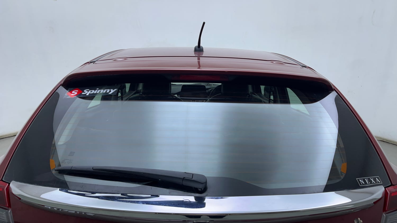 Used 2024 Maruti Suzuki Baleno Alpha MT Petrol Manual exterior BACK WINDSHIELD VIEW