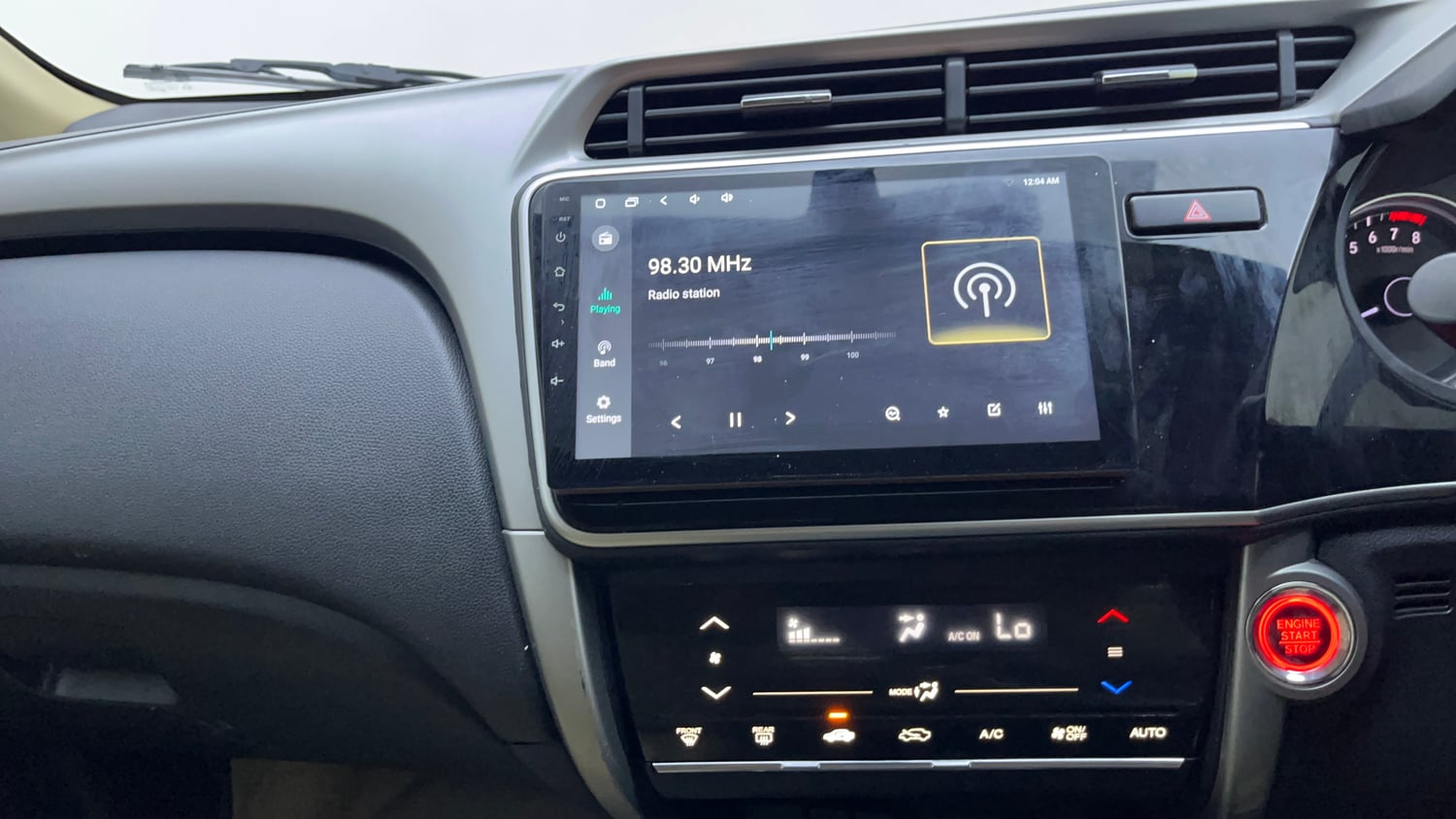 Used 2019 Honda City VX Petrol Petrol Manual interior MUSIC SYSTEM & AC CONTROL VIEW