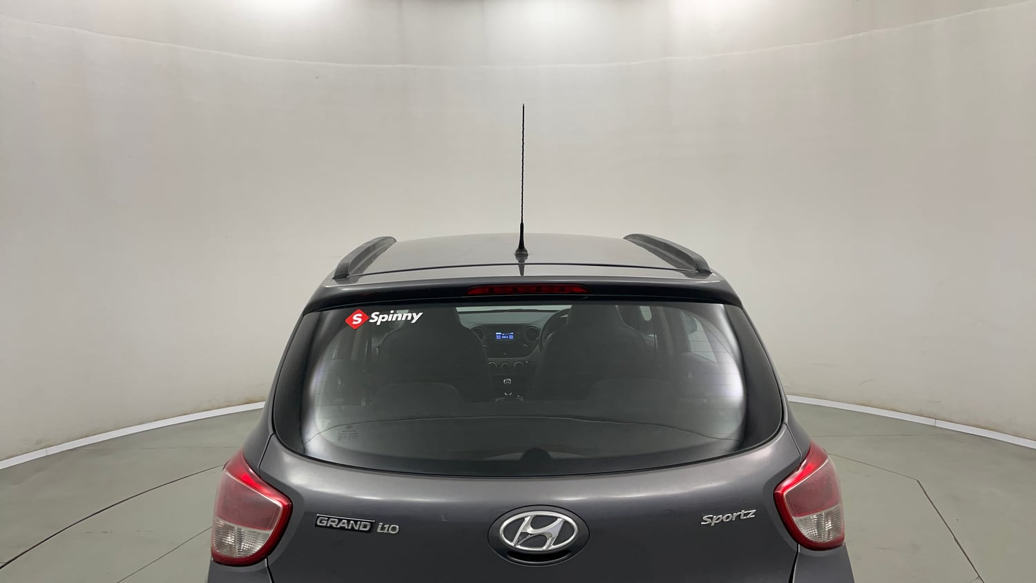 Used 2015 Hyundai Grand i10 Sportz 1.2 Kappa VTVT Petrol Manual exterior BACK WINDSHIELD VIEW