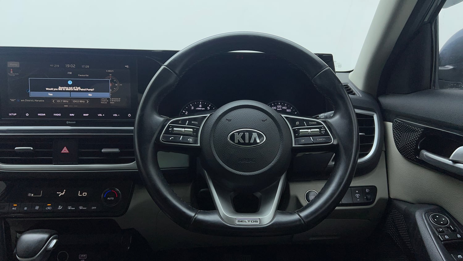 Used 2020 Kia Seltos HTX IVT 1.5 Petrol Automatic interior STEERING VIEW