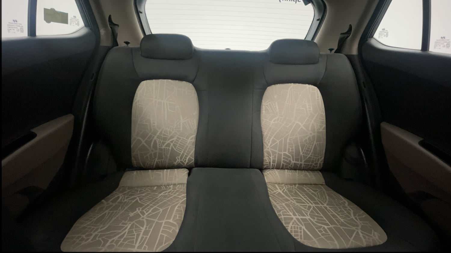 Used 2015 Hyundai Grand i10 Sportz 1.2 Kappa VTVT Petrol Manual interior REAR SEAT CONDITION VIEW