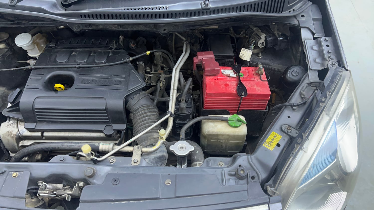 Used 2014 Maruti Suzuki Wagon R LXI Petrol Manual engine ENGINE LEFT SIDE VIEW