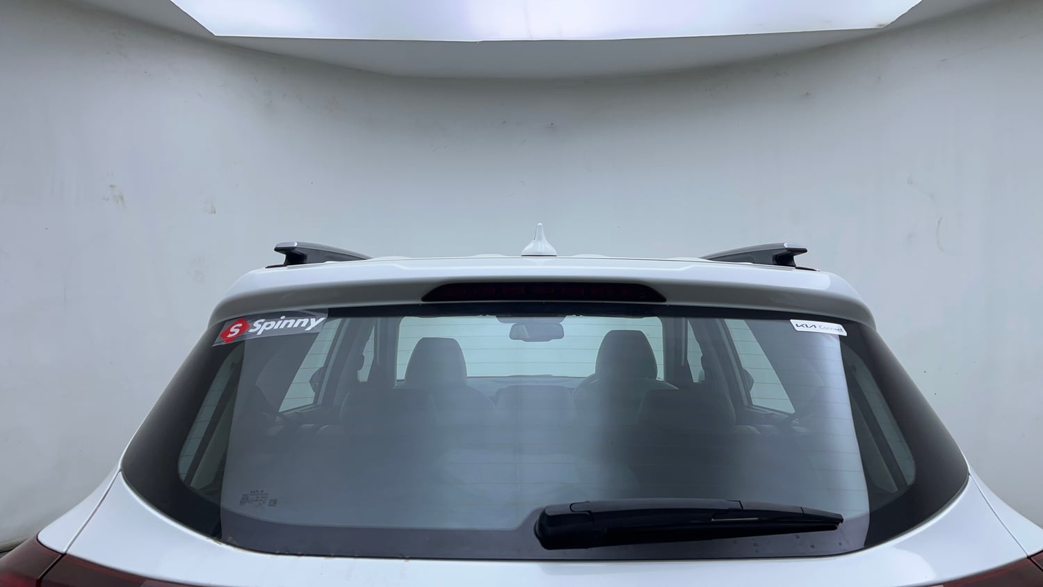 Used 2024 Kia Seltos HTX 1.5 Petrol MT Petrol Manual exterior BACK WINDSHIELD VIEW