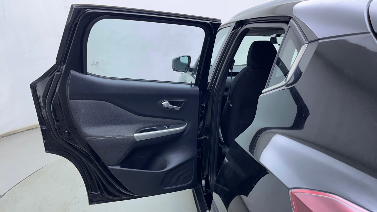 Used 2024 Nissan Magnite XV Premium (O)Turbo CVT Petrol Automatic interior LEFT REAR DOOR OPEN VIEW