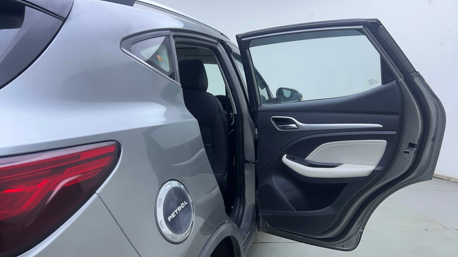 Used 2023 MG Motors Astor Sharp 1.5 CVT Old Generation Petrol Automatic interior RIGHT REAR DOOR OPEN VIEW