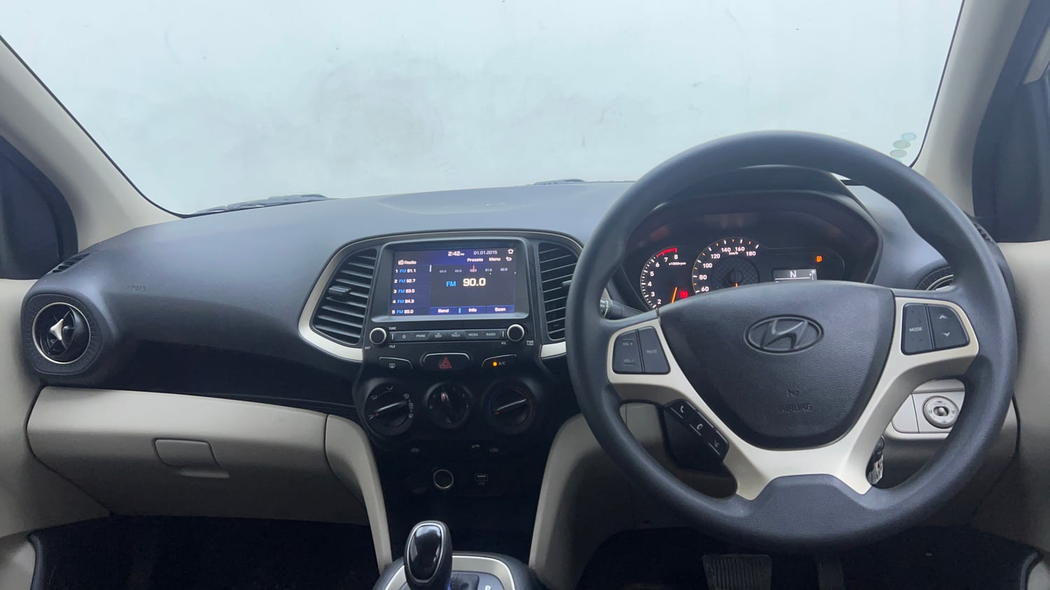 Used 2019 Hyundai Santro Sportz AMT Petrol Automatic interior DASHBOARD VIEW