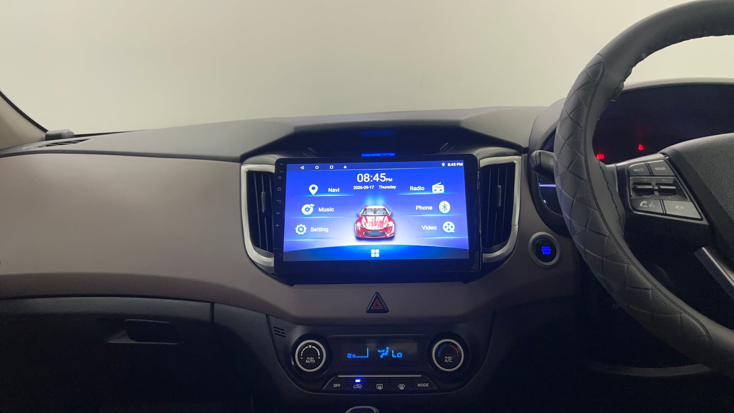 Used 2020 Hyundai Creta SX 1.6 AT CRDi Diesel Automatic interior MUSIC SYSTEM & AC CONTROL VIEW